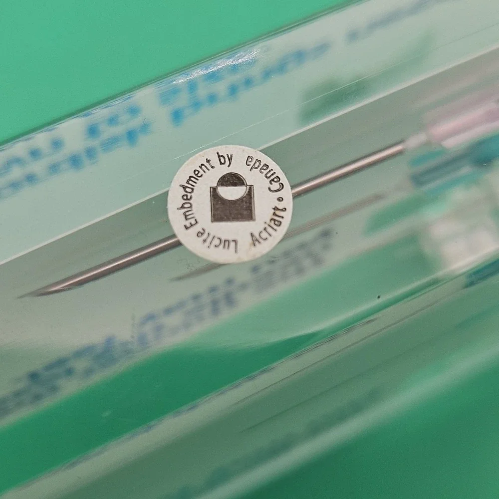 Novo Nordisk Salesman Sample Needles Resin Advertising Store Display Drug Rep
